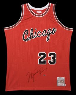 Michael Jordan Signed Bulls Rookie Circa 1984 85 M N Authentic Jersey