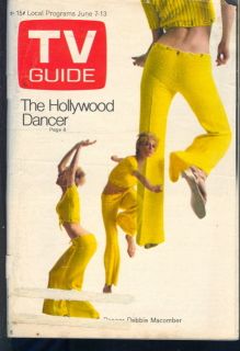 1969 TV Guide Debbie Macomber Hollywood Dancer
