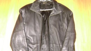 Debell by Alamo Uomo Black Leather Jacket Size Large Unisex
