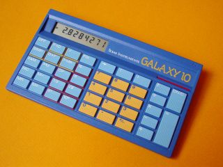 Texas Instruments Calculator Collection Galaxy 10 RARE and Boxed
