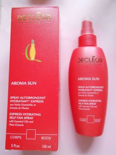 New Decleor Aroma Sun Hydrating Self Tan Spray