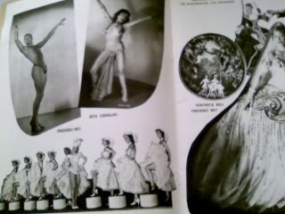 1940s Risque Folies Bergere Program w Embossed Nude