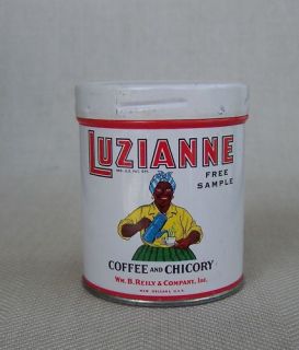  Luzianne Coffee Sample Tin Minty