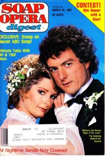 Soap Opera Digest Deidre Hall Wayne Northrop Dool 1983 Magazine Days