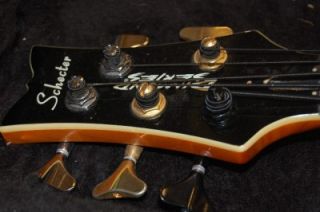 Schecter Diamond Series Sunburst 5 String Bass Guitar
