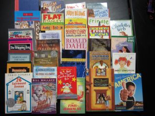 LOT OF 35 CHILDRENS CHAPTER BOOKS AR 3.3 5.6 3RD 4TH 5TH GRADE