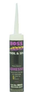 Boss 80401B White Pool Sililcone Ceramic Tile Grout