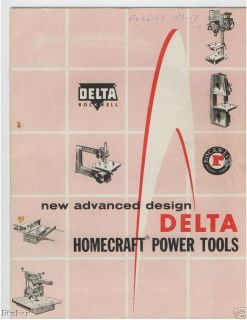 Vintage 59 Delta Rockwell Homecraft Power Tool Catalog
