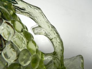 Northwood Grapevine Cluster Opalescent Vaseline Vase
