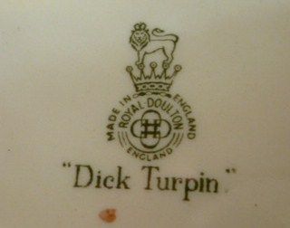 Royal Doulton Dick Turpin Large Character Jug D5485
