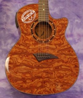 Dean Guitars Exotica Quilted Bubinga Acoustic Electric
