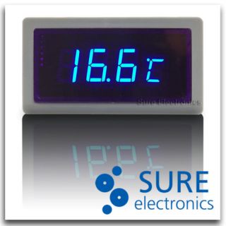 Digital Blue LED Thermometer Temperature Auto Car Meter
