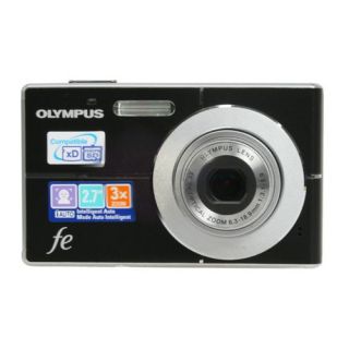 olympus fe 3000 digital camera black compact point shoot