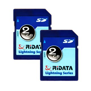set of 2 secure digital card 2gb sd memory card