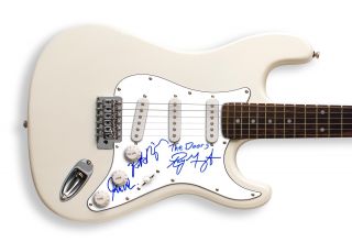  Doors Signed Autographed Guitar by Krieger Densmore Manzarak