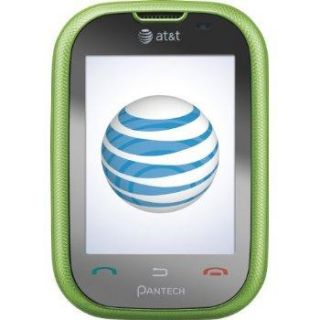 Pantech P9020 Pursuit Green   AT&T Used Working Poor Cosmetics