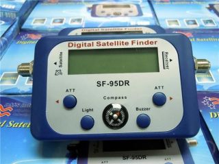 SF 95DR Digital Satellite Finder Meter Buzzer Compass FTA Directv Dish