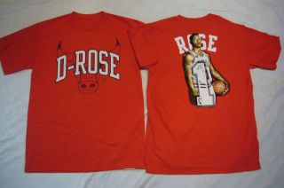  NBA Apparel Chicago Bulls Derrick Rose Jersey Shirt Red