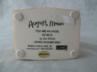 2004 Lang Dan DiPaolo August Moon You Are An Angel Figurine Retired