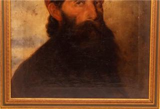 Italian School 19th Century Superlative Portrait of A Man Oil on