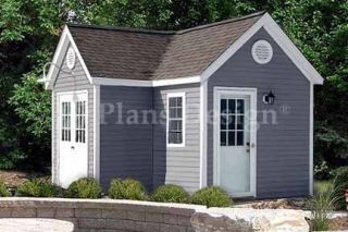 Dual Garden Structure Storage Shed Plans 60712