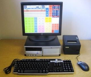 Dry Cleaners Computer Systems w 15 touchmonitor POS Software Free Ship