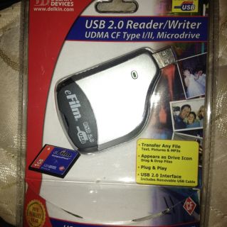 Delkin Devices Usb 2 0 Reader Writer Udma Cf Type I II Microdrive