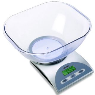 Digital Kitchen Food Scale with Removable Plastic Bowl 11lb