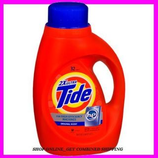Tide 2X Ultra He Laundry Detergent Original Scent 32 LD
