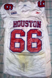  Giants Dallas Cowboys Houston Cougars 66 Game Used Worn JERSEY Size M