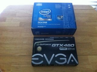 Intel Q6600 Core2Quad CPU, Motherboard, 4GB Ram and GTX460 Video Card