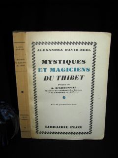  French Book ~ Mystiques et magiciens du Thibet Alexandra DAVID NEEL