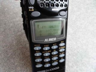 You will get a Alinco DJ X2000T scanner, batary pack with 4 AA