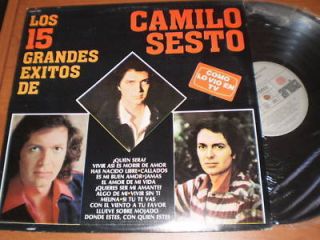 Camilo Sesto Los 15 Grandes Exitos de LP Mint Ariola Balada