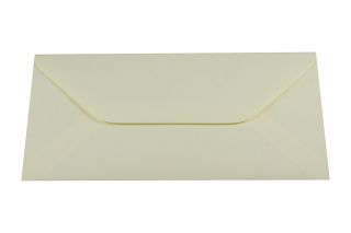  50 x Quality Ivory DL Envelopes 100gsm