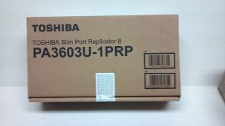 Toshiba Slim Port Replicator II Docking Station R500 R600 A600 PA3603U