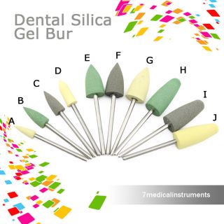  10pcs Dental Silica Gel Burs FG2 35mm