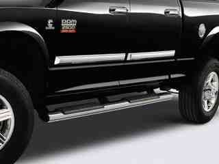 Dodge RAM Truck Chrome Tubular Side Steps Nerf Bars Running Boards