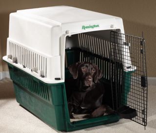  Remington Pet Carrier Airline Approved Plastic Dog Crate Large 74391