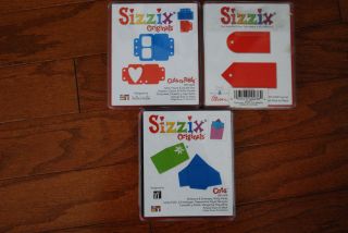 Sizzix Die Lot Cuts Tags Boxes and Envelopes Set of 3