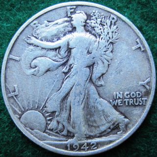  1942 s Walking Liberty Half Dollar