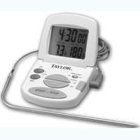 New Taylor 1470n Digital Thermometer Timer with Probe