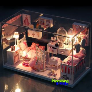Miniature DIY Dollhouse Kits Children Gifts Princess Room Handwork