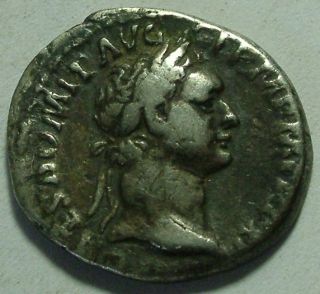 DOMITIAN Minerva owl War Magic rare original ancient Roman silver coin