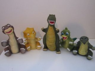 Before Time Cera Ducky Sharptooth Littlefoot Dinosaur Puppets