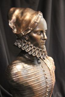 Shakespeare Bust Sculpture Statue New Bronze de Vere