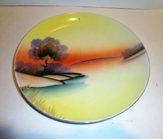  Meito China Hand Painted Frank J Donahoe Collector Plate Made in Japan