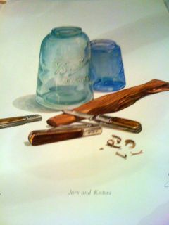 Don Ensor Jars and Knives Signed Edition