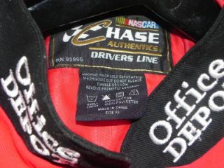 XL Autographed Carl Edwards NASCAR Office Depot Chase Authentic Jacket