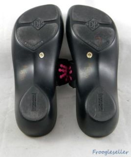 Donald J Pliner Womens Canton Slide Sandal Platform Shoes 7 5 M Black